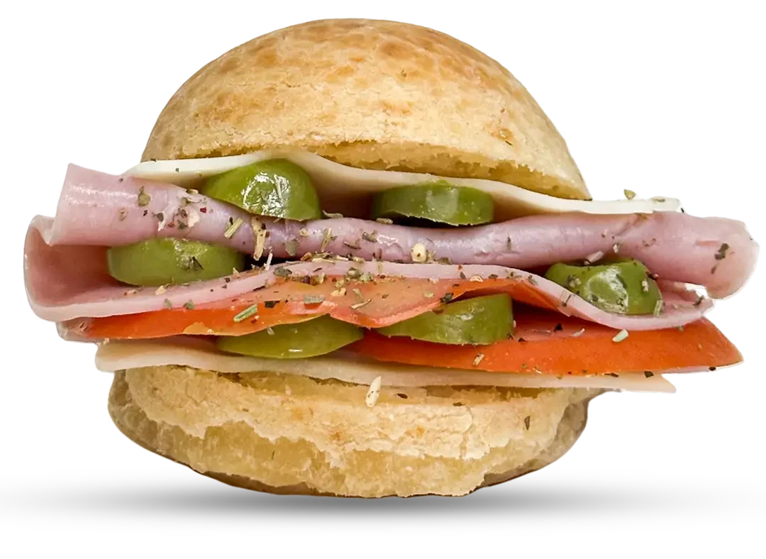 pão com presunto